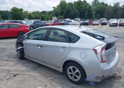 2013 Toyota Prius Two from USA, damaged, VIN JTDKN3DU3D5625333
